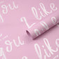 I like you Neon Colors Flower Wrapping Paper 