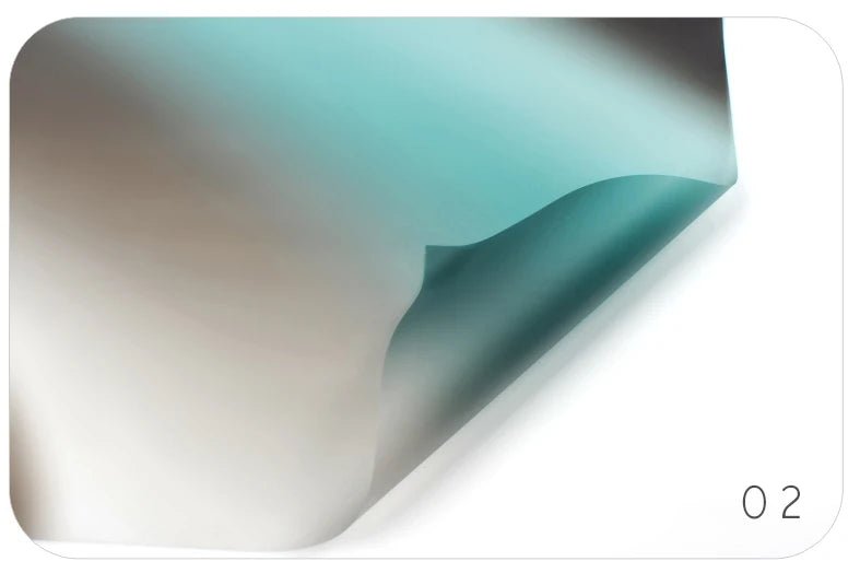 Aurora Gradiant Flower Wrapping Paper (20pcs/bag) - Elegant Supply