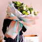 Aurora Gradiant Flower Wrapping Paper (20pcs/bag) - Elegant Supply