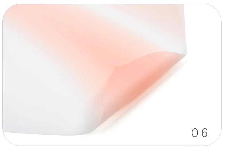 Aurora Gradiant Flower Wrapping Paper (20pcs/bag) - Elegant Supply