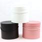 Basic Round Flower Hat Box with Lid - Various Colors and Sizes - For Luxury Flower / Gift / Chocolate Strawberries Arrangements - Elegant Supply