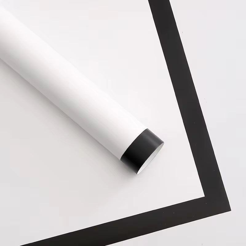 Bold Edge Flower Wrapping Paper (20pcs/bag) - Elegant Supply