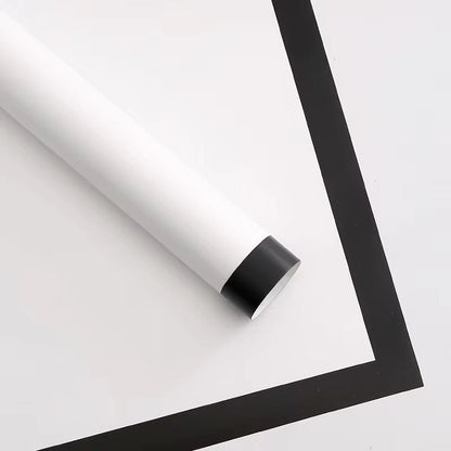 Bold Edge Flower Wrapping Paper (20pcs/bag) - Elegant Supply