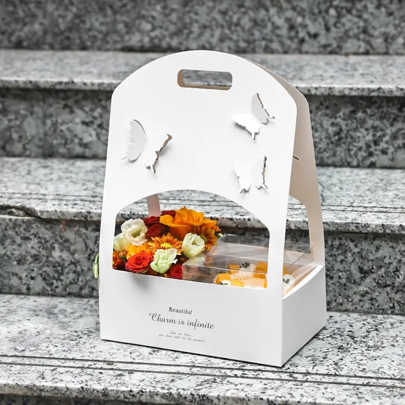 Butterfly Flower Box with Transparent box included (2 pcs/set) - Elegant Supply