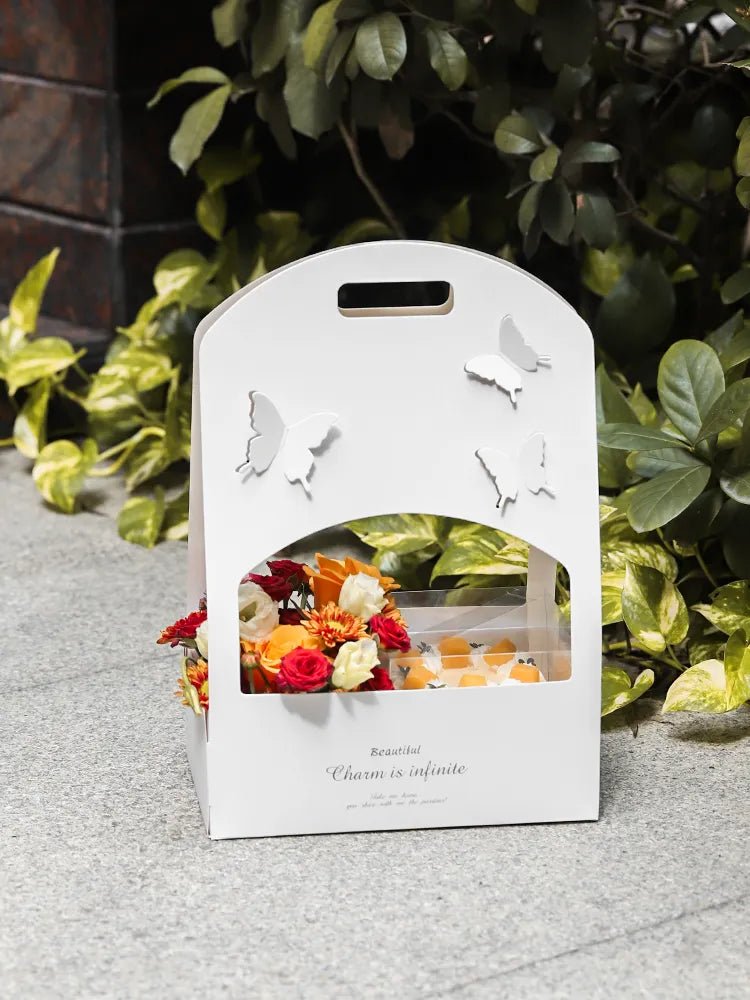 Butterfly Flower Box with Transparent box included (2 pcs/set) - Elegant Supply