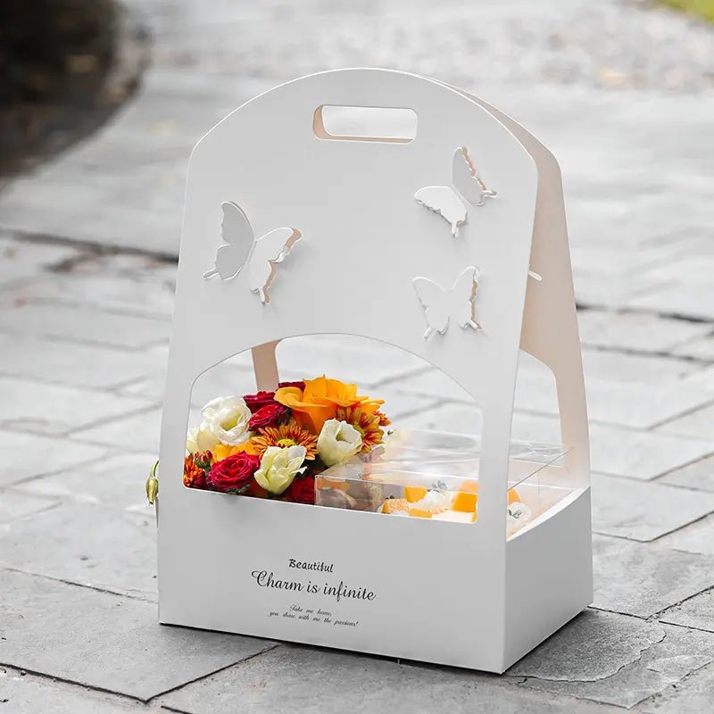 Butterfly Flower Box with Transparent box included (2 pcs/set) - Elegant Supply