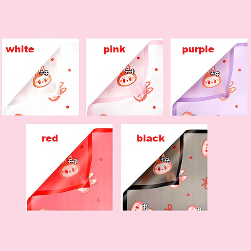 Cartoon Rabbit Inspired Flower Wrapping Paper - Elegant Supply