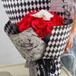 Checked Vintage Flower Wrapping Paper (20pcs/bag) - Elegant Supply