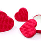 Chic Velvet Heart Flower Box with Lid - Elegant Supply