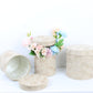 Chic Velvet Round Flower Box with Lid - Elegant Supply