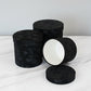 Chic Velvet Round Flower Box with Lid - Elegant Supply