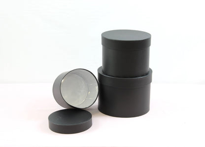 Classic Round Flower Hat Box with Liner Included - Elegant Supply