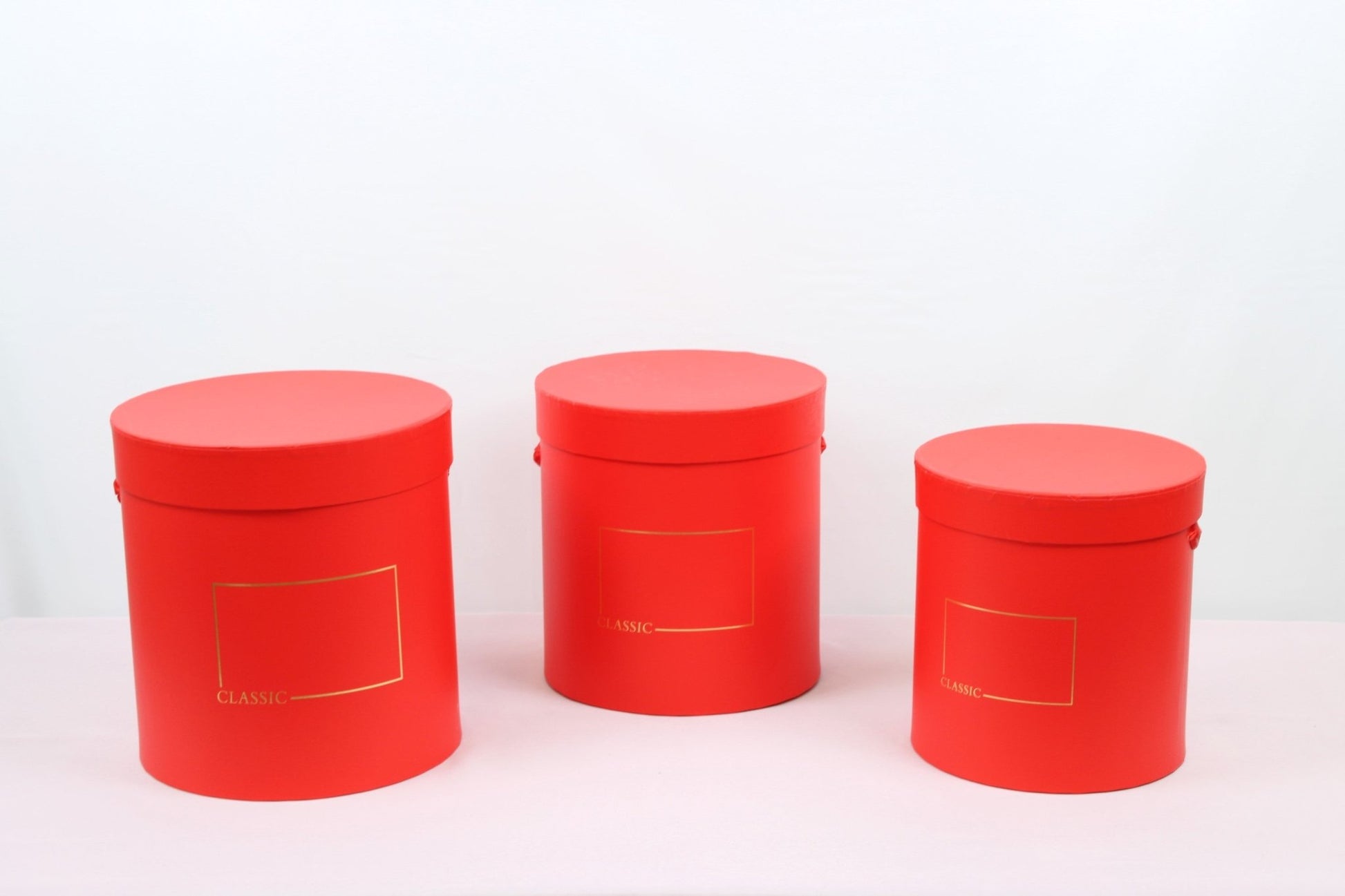 Classic Round Flower Hat Gift Box - Various Colors and Sizes - For Luxury Flower / Gift / Chocolate Strawberries Arrangements - Elegant Supply