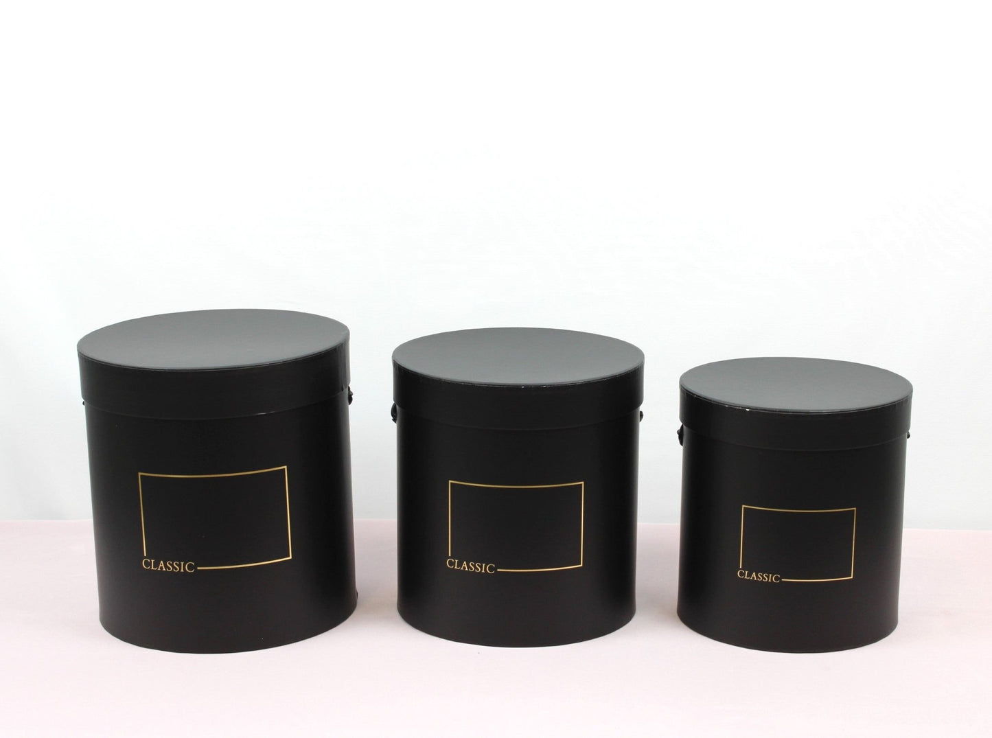 Classic Round Flower Hat Gift Box - Various Colors and Sizes - For Luxury Flower / Gift / Chocolate Strawberries Arrangements - Elegant Supply