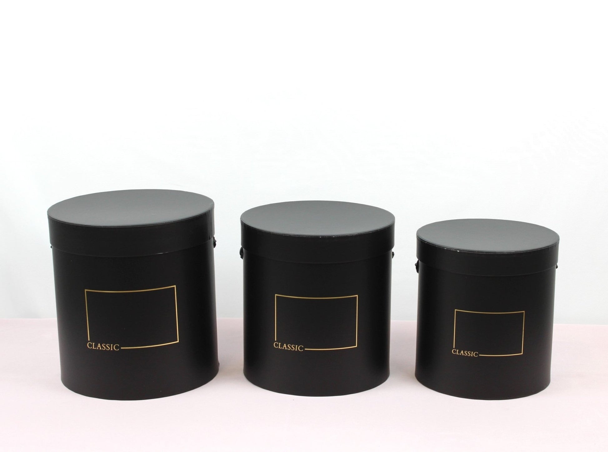 Classic Round Flower Hat Gift Box - Various Colors and Sizes - For Luxury Flower / Gift / Chocolate Strawberries Arrangements - Elegant Supply