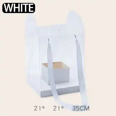 Clear Handheld Flower Bag/Box - Elegant Supply