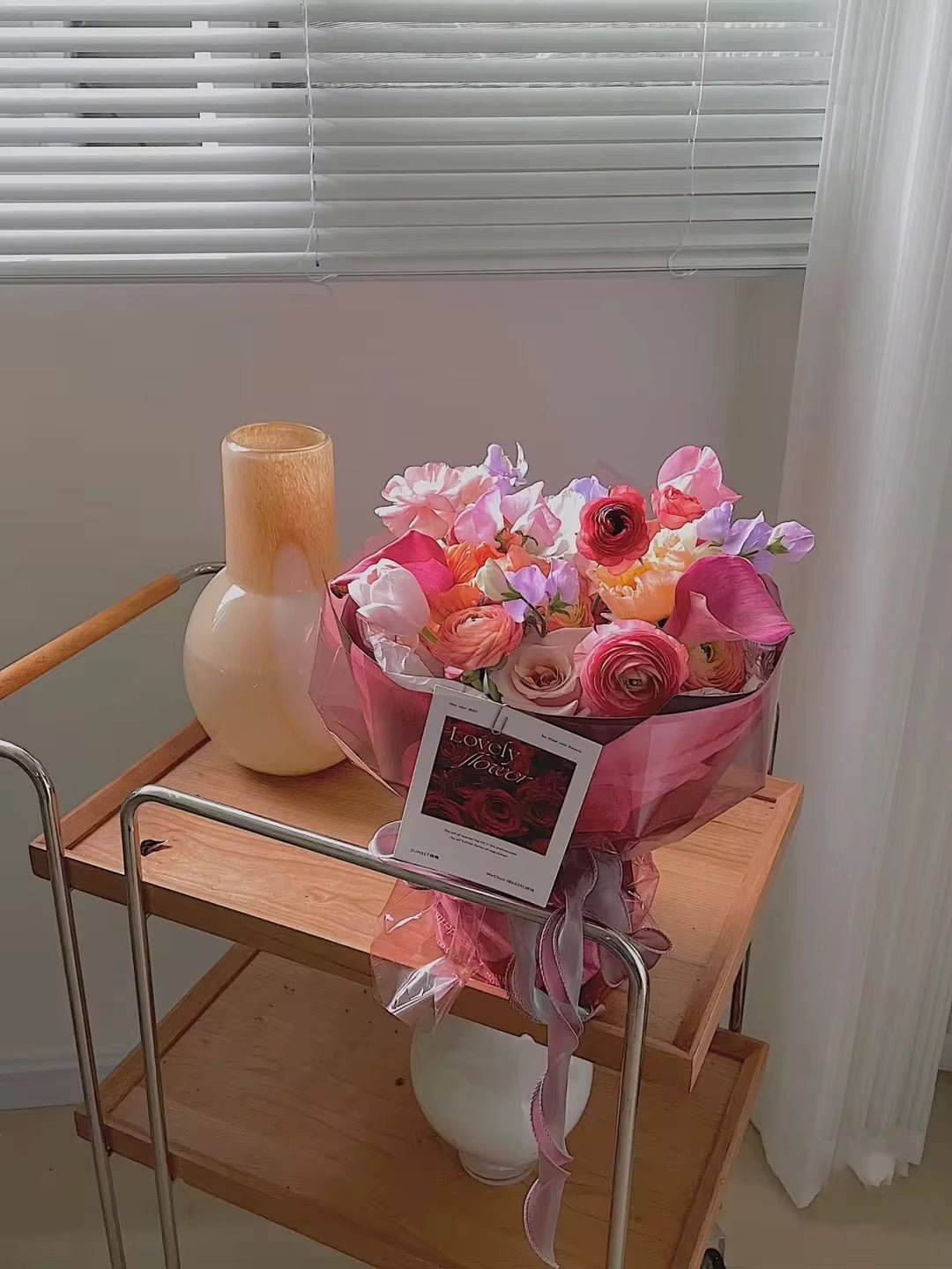 Color Cellophane Flower Wrapping Paper (20pcs/bag) - Elegant Supply