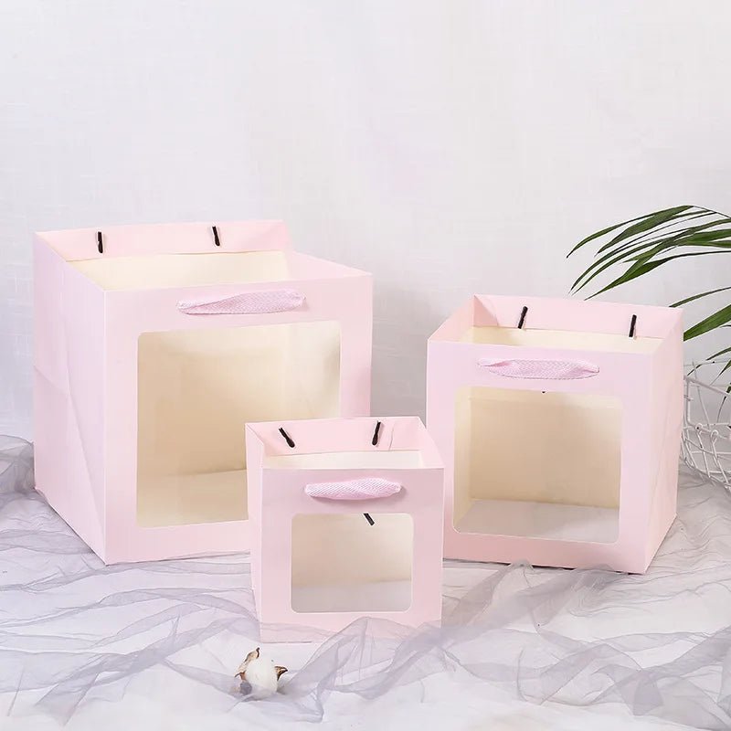 Cube Window Gift Bag - Elegant Supply