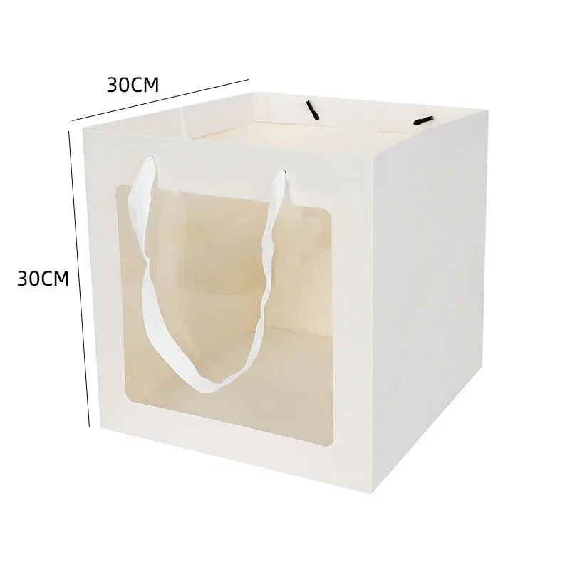 Cube Window Gift Bag - Elegant Supply