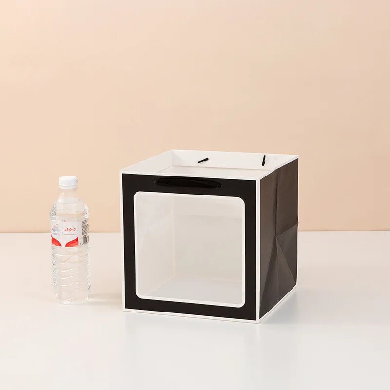 Cube Window Gift Bag - Elegant Supply