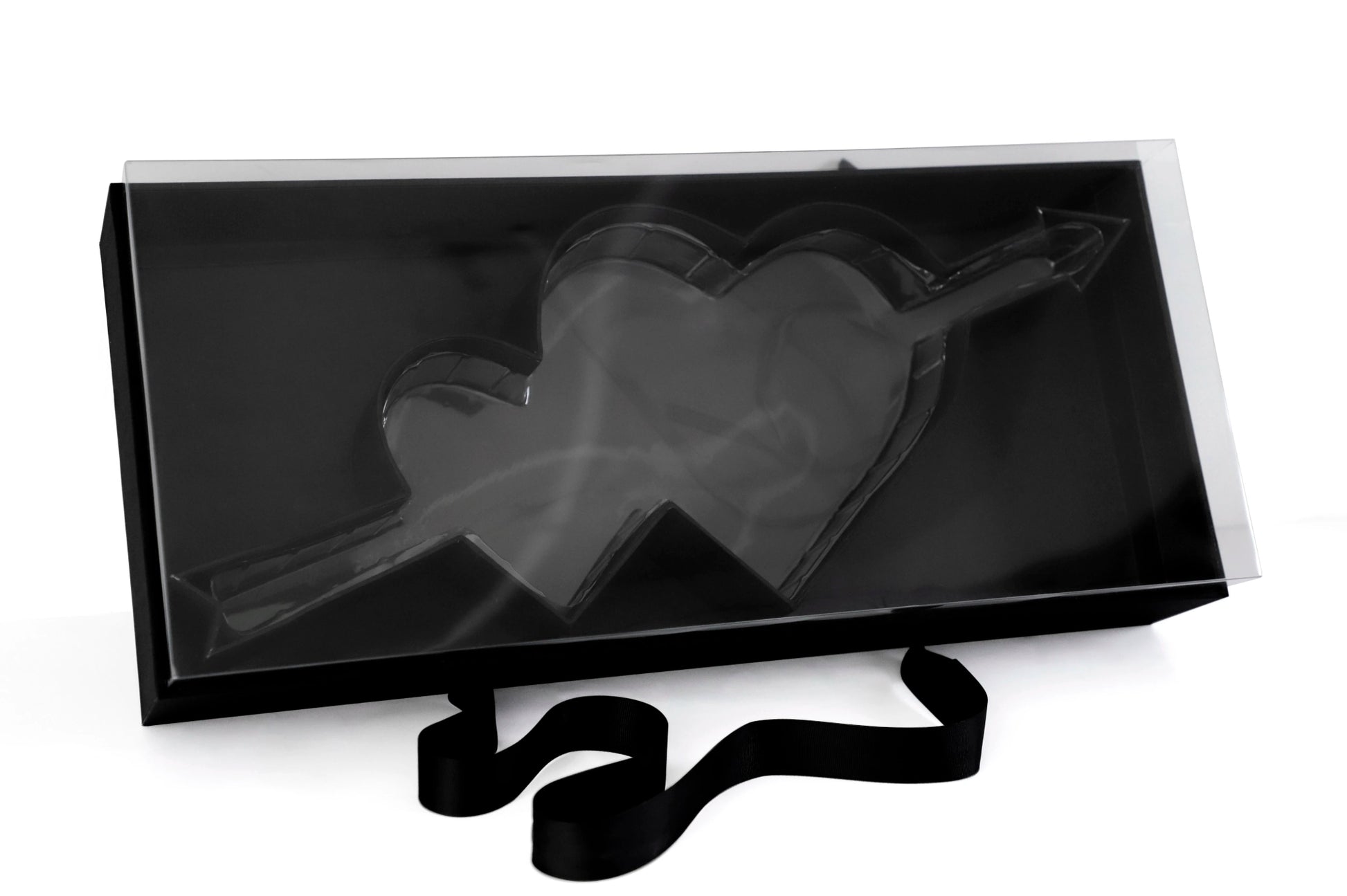 Cupid's Arrow of Love Transparent Flower Gift Box with Clear Cover - Elegant Supply