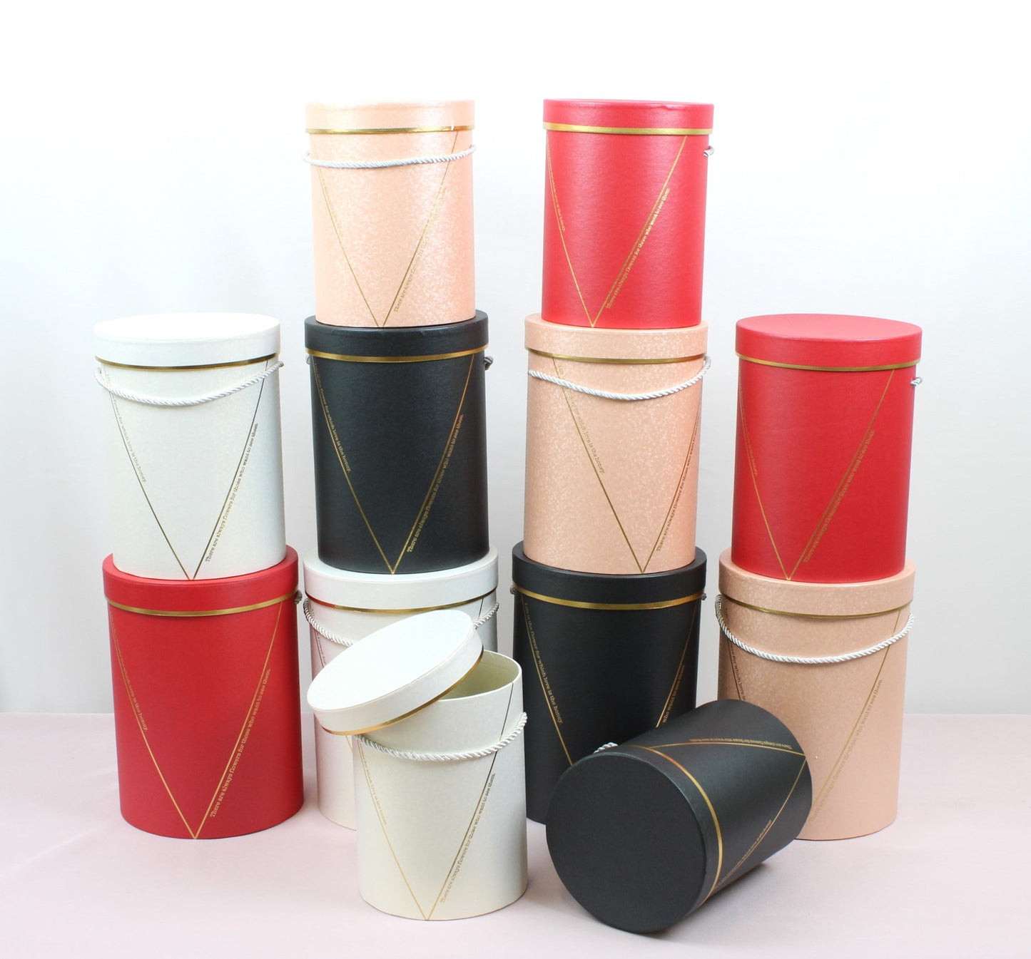 Cute Honey Round Flower Hat Box with Lid - Elegant Supply