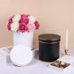 Double Gold Rim Round Flower Gift Box - Elegant Supply