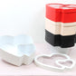 Double Heart Flower Gift Box with Lid - Elegant Supply