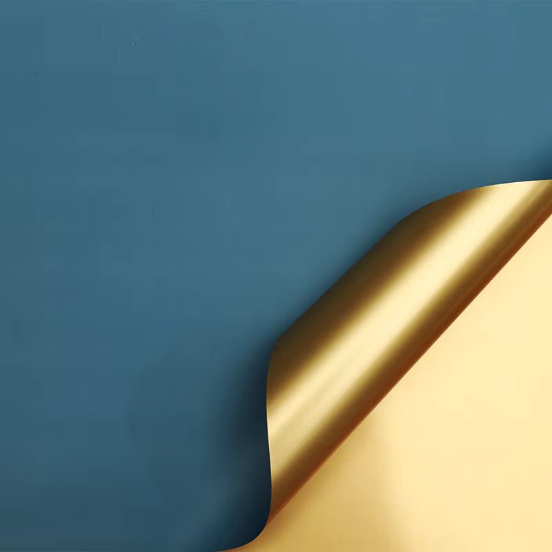 Double - Sided Gold Waterproof Flower Wrapping Paper (20 sheets/bag) - Elegant Supply