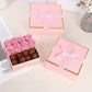 Elegant Bow - Tied Square Flower Gift Boxes - Elegant Supply