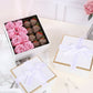 Elegant Bow - Tied Square Flower Gift Boxes - Elegant Supply