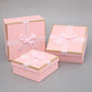 Elegant Bow - Tied Square Flower Gift Boxes - Elegant Supply