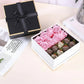 Elegant Bow - Tied Square Flower Gift Boxes - Elegant Supply