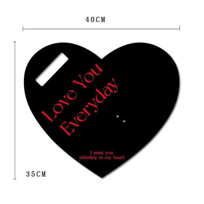 Everyday Love You Heart - Shaped Paperboard for Single Flower (5pcs / bags) - Elegant Supply