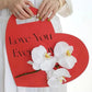 Everyday Love You Heart - Shaped Paperboard for Single Flower (5pcs / bags) - Elegant Supply