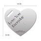 Everyday Love You Heart - Shaped Paperboard for Single Flower (5pcs / bags) - Elegant Supply