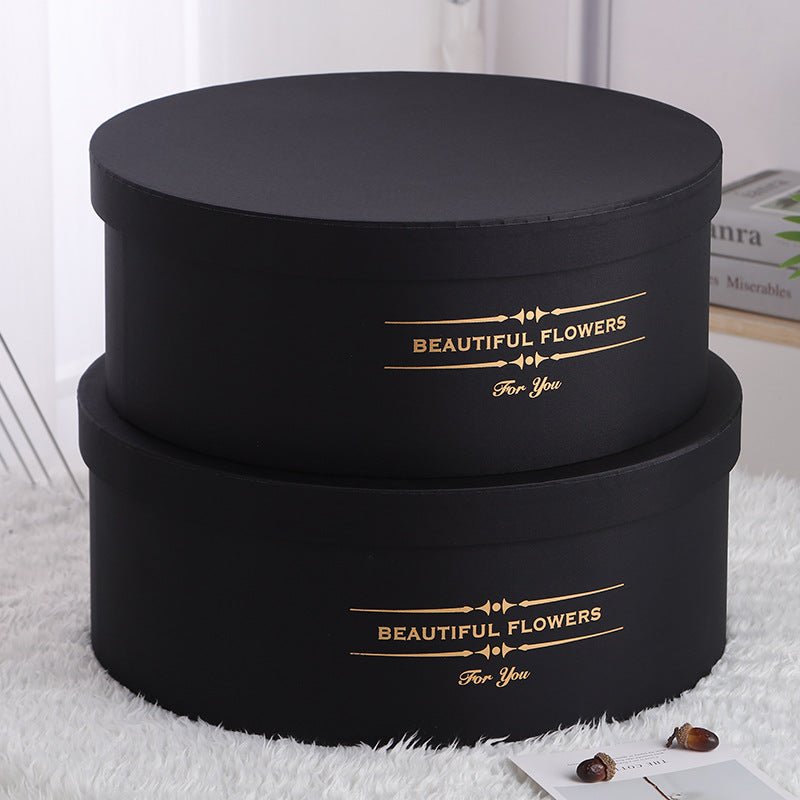 Extra Large Luxury Round "Beautiful Flowers" Gift Box - Elegant Supply