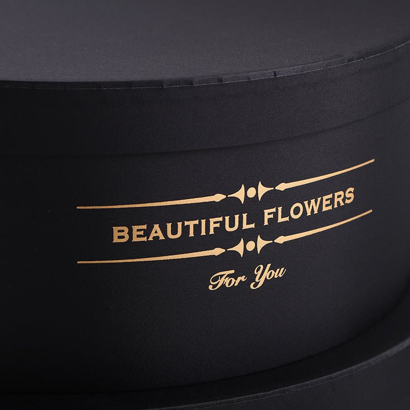Extra Large Luxury Round "Beautiful Flowers" Gift Box - Elegant Supply