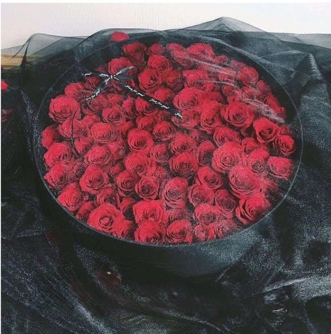 Extra Large Luxury Round "Beautiful Flowers" Gift Box - Elegant Supply