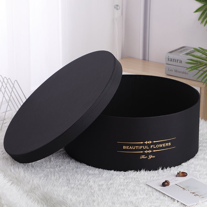 Extra Large Luxury Round "Beautiful Flowers" Gift Box - Elegant Supply