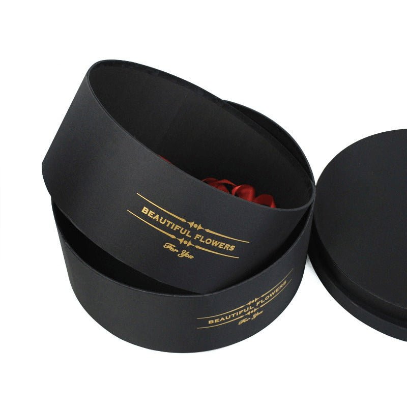 Extra Large Luxury Round "Beautiful Flowers" Gift Box - Elegant Supply