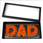 Foldable Black DAD Box with Clear Lid, Foam and Liner - Elegant Supply