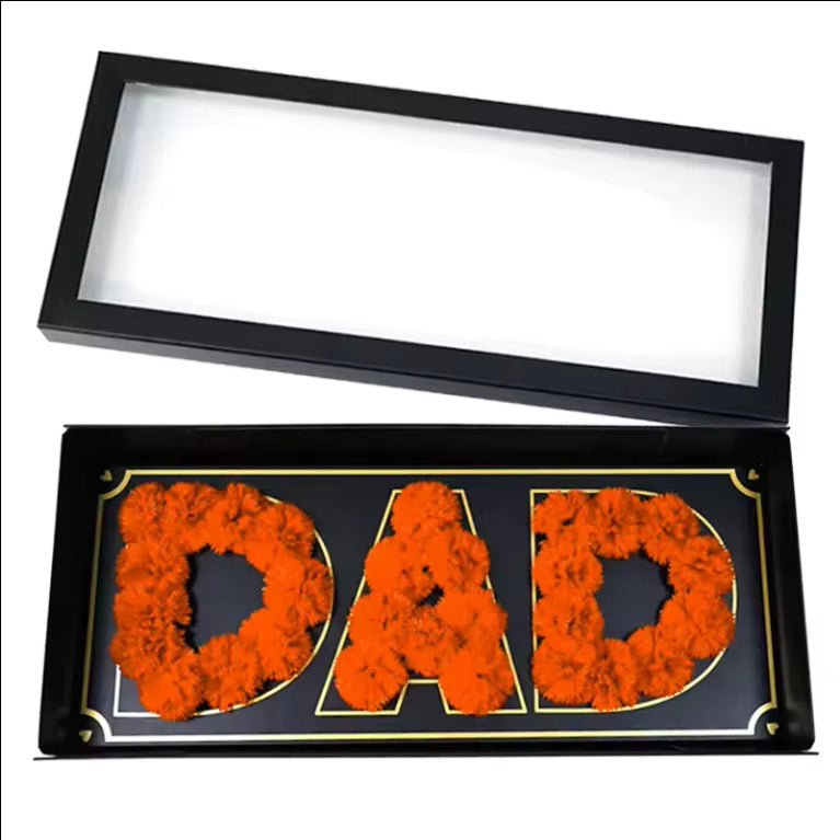Foldable Black DAD Box with Clear Lid, Foam and Liner - Elegant Supply