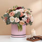 French Inspired Cylinder Floral Box - Elegant Supply