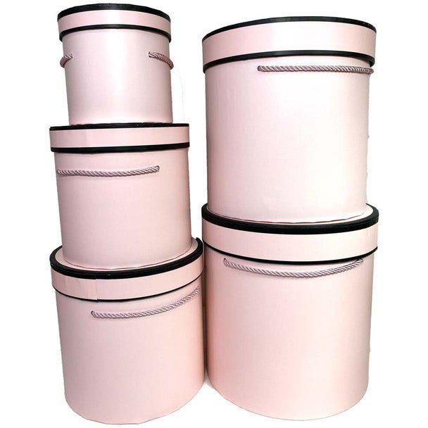 French Inspired Cylinder Floral Box - Elegant Supply