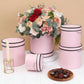 French Inspired Cylinder Floral Box - Elegant Supply