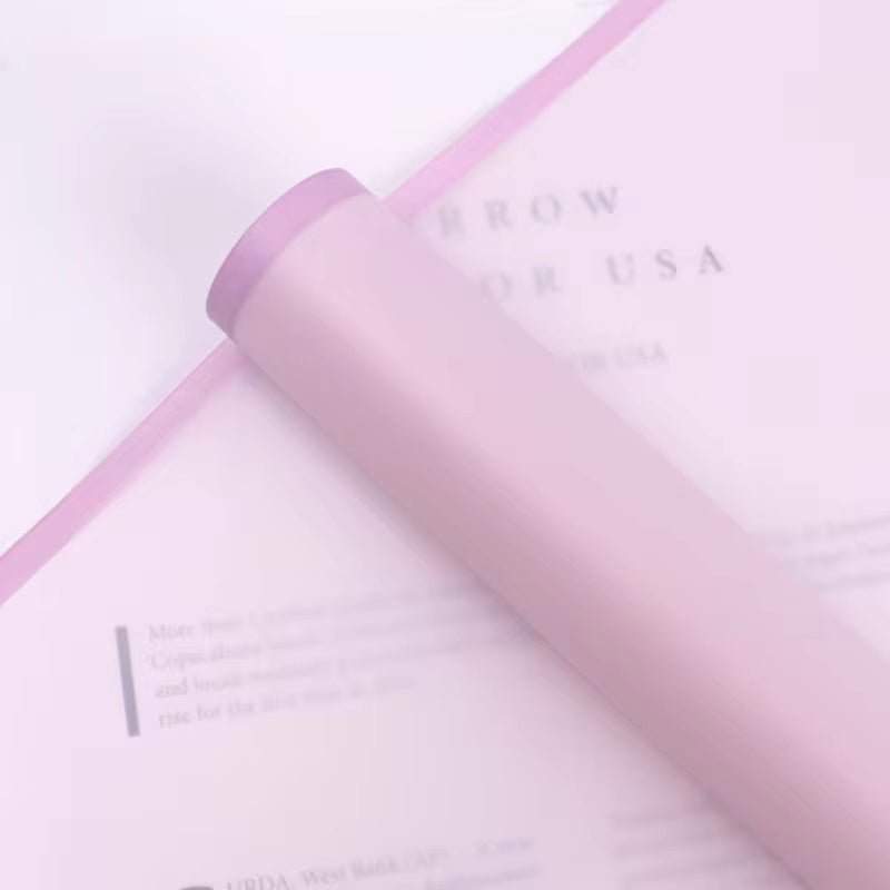 Frosted Flower Wrapping Paper With Bold Border (20pcs/bag) - Elegant Supply