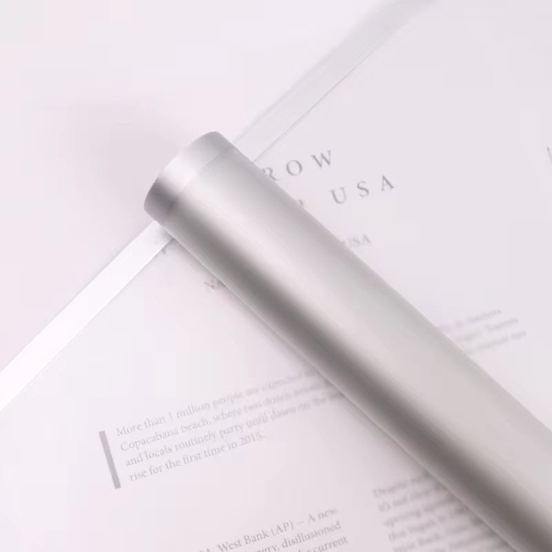 Frosted Flower Wrapping Paper With Bold Border (20pcs/bag) - Elegant Supply