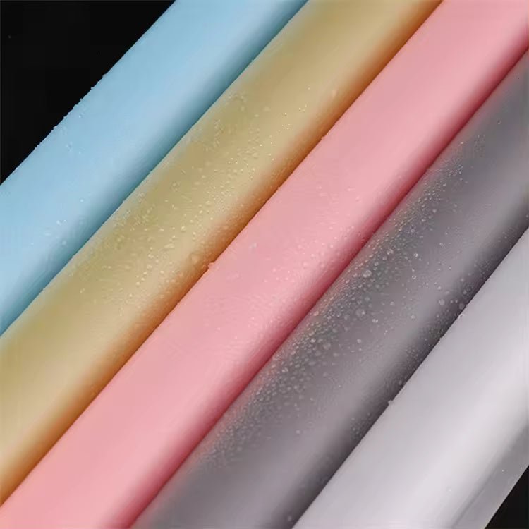 Frosted Flower Wrapping Paper With Bold Border (20pcs/bag) - Elegant Supply