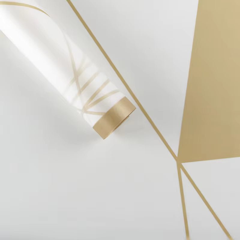 Geometry Flower Wrapping Paper (20pcs/bag) - Elegant Supply